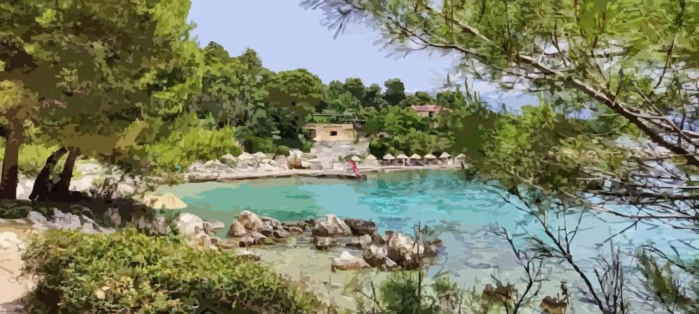 Apartmani Lana Rab Kampor Dış mekan fotoğraf